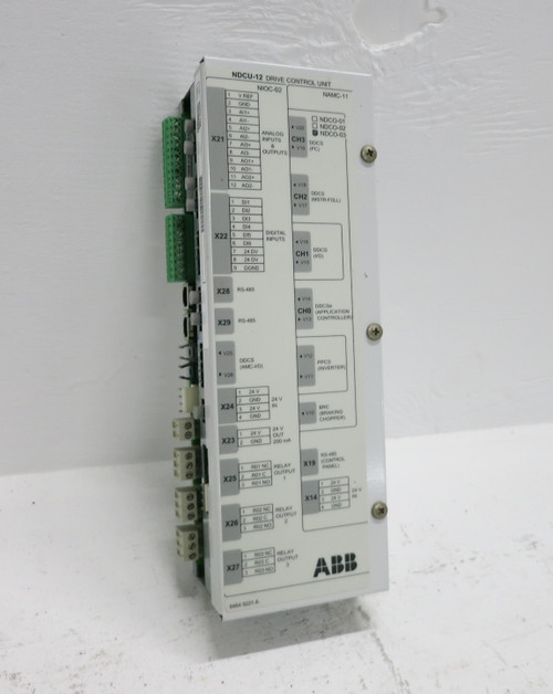 ABB NDCU-12 VS Drive Control Unit ACS-600 NDCU-12K NIOC-02 3AFE64634780 VFD (DW7906-3)