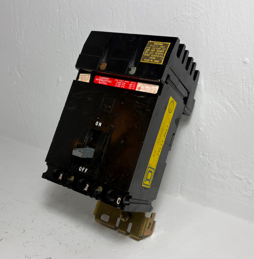Square D I-Line FH36020 20A Circuit Breaker Black 480/600V 3 Pole Type FA 20 Amp (EM5791-4)