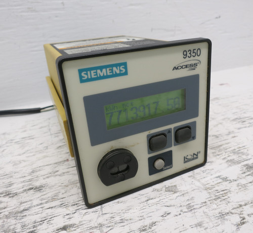 Siemens 9300 9350DC-100-0ZZZZA Advanced Power Meter ION Display Access 9350 (DW7909-1)