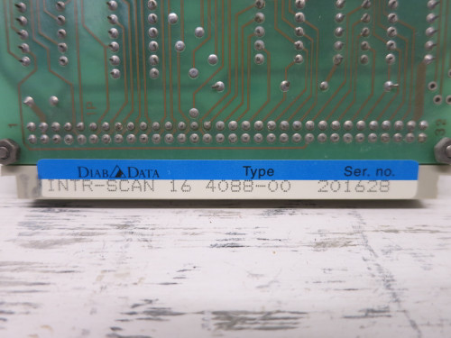 DIAB Data 4088-00 Gedevelop GFM Databoard PC Circuit Board PLC INTR-SCAN 16 4680 (DW7919-1)