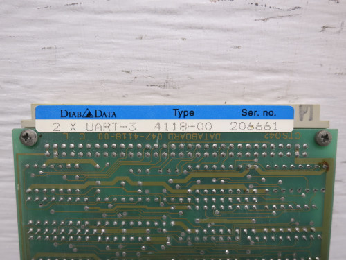 DIAB Data 047-4118-00 Gedevelop GFM Databoard PC Circuit Board PLC 2x UART-3 PCB (DW7918-1)