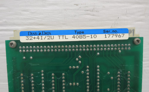 DIAB Data 047-4085-10 Gedevelop GFM Databoard PC Circuit Board PLC 32+4I/2U TTL (DW7917-1)