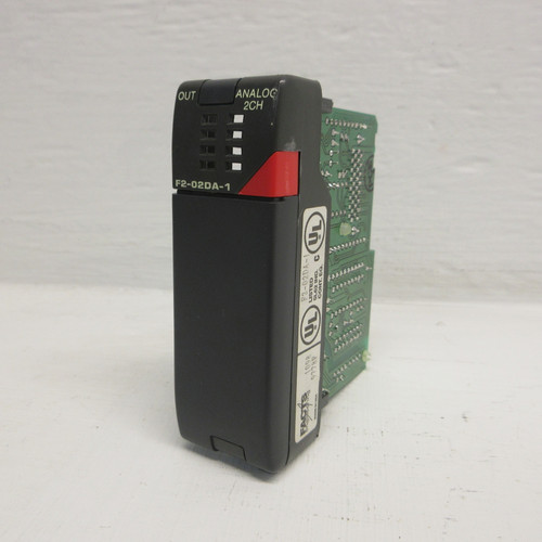 Facts F2-02DA-1 DirectLogic 205 Analog Output Module PLC 2-Channel 12-Bit Card (AH0954-1)