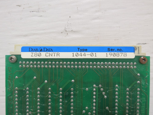 DIAB Data 047-1044-01 Gedevelop GFM Databoard PC Circuit Board PLC Z80 CNTR PCB (DW7921-1)
