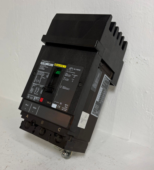 Square D I-Line HLA36050 60A PowerPact Circuit Breaker w/ 50 Amp Trip HL 060 3P (EM5811-1)