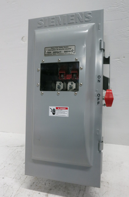 NEW Siemens HNF363JW 100A 600V Non-Fused Safety Disconnect Switch 100 Amp 3R 12 (DW7938-1)