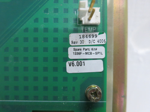 Allen Bradley 184699 Rev 30 1336 AC VS Drive Circuit Board 1336F-MCB-SP1L (DW7939-1)