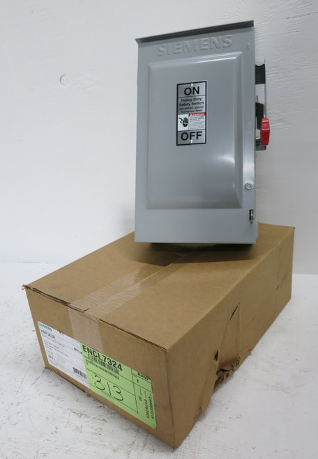 NEW Siemens HNF362R 60A 600V Non-Fusible Safety Disconnect Switch 60 Amp 3R NIB (DW7937-19)