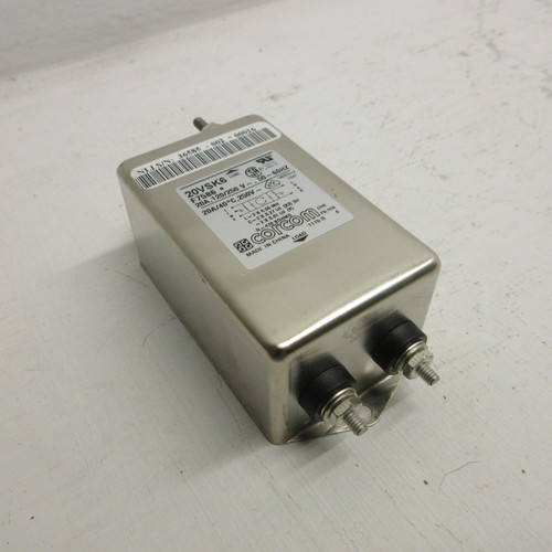 NEW Corcom 20VSK6 Single Phase EMC/EMI Line Filter 20A 250V Single Stage NNB (AH0972-20)