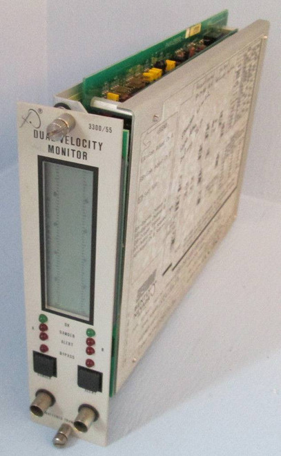 Bently Nevada 3300/55-03-04-05-05-00-00-07-00 Dual Velocity MonitorPLC Module (EBI0507-8)