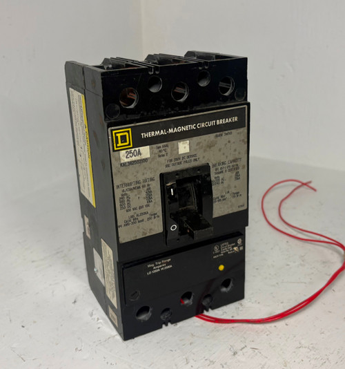 Square D KAL362502100 250A Circuit Breaker w/ Alarm Switch KAAL KAL36250 250 Amp (EM5833-1)