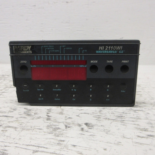 Hardy Instruments HI2110WI-PM-RIO Waversaver C2 Weight Controller 120V 17A FLAW (AH0988-1)
