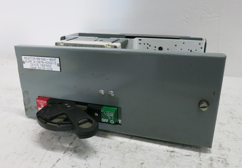 Allen Bradley 2100 Centerline 70A Breaker Feeder 6" MCC Bucket 70 Amp HFD3070L (DW7964-2)