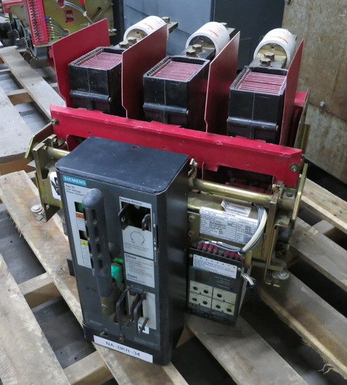 Siemens RLF-800 800A Air Breaker LSIG Static Trip III RMS-TSIG-TZ-C 800 Amp EOMO (DW7976-3)