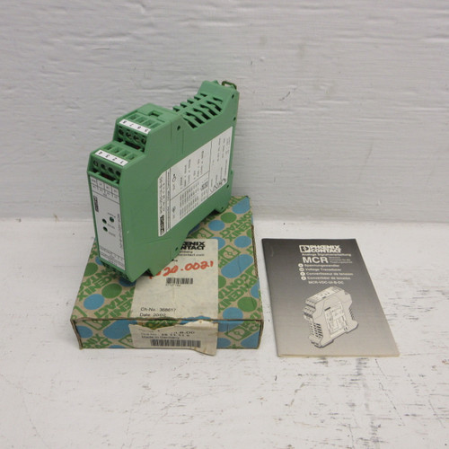 NEW Phoenix Contact MCR-VDC-UI-B-DC Voltage Measuring Transducer Module 50ma NIB (AH1019-1)