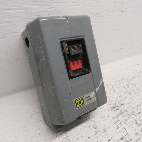 Square D 2510MBG2 Size M-0 Enclosed Manual Starter 480/600VAC 5HP 2510-MBG2 (AH1027-1)