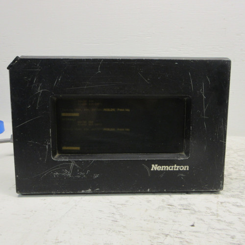 Nematron IWS-3005 Mini Industrial Workstation PLC Operator Interface 115V (flaw) (AH1026-1)