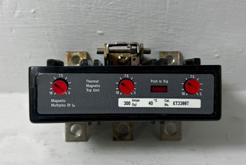 NEW Westinghouse KT3300T 300A Thermal Magnetic Trip Unit for Breaker 300 Amp NIB (EM5845-1)
