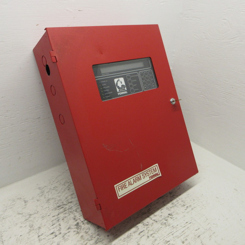 Fenwal Fenwalnet 6000 Red Fire Alarm Control Unit 74-600000-510 120VAC w/ 1 Key (AH1031-1)