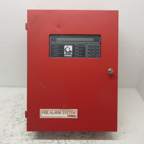 Fenwal Fenwalnet 6000 Red Fire Alarm Control Unit 74-600000-510 120VAC w/ 1 Key (AH1031-1)