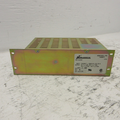 MicroENERGY Inc. 10-0101 Honeywell 14506471 Power Supply Module Rev G 110/220V (AH1039-1)