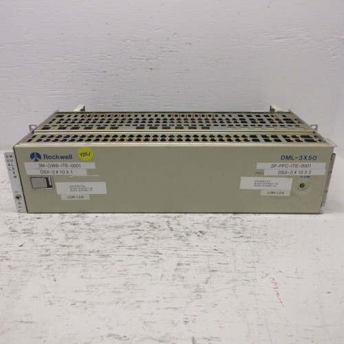 Rockwell Alcatel Lucent DML-3X50 Muldem Shelf Dual Moldum 694-7600-001 DML3X50 (AH1035-2)