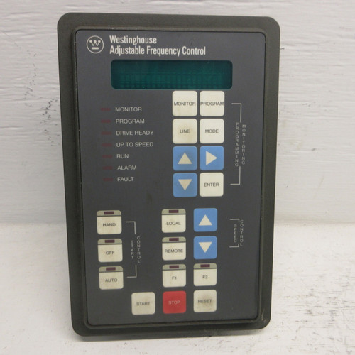 Westinghouse 3D17301G01 Adjustable Frequency Control Keypad Display 3D17301G CH (AH1054-1)