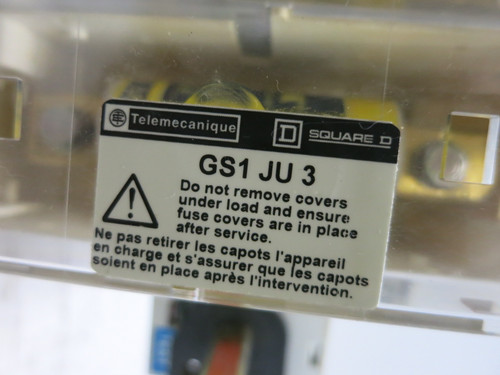 Telemecanique GS1JU3 100A 600V Fusible Switch J100A GS1-JU-3 100 Amp Disconnect (DW8010-1)