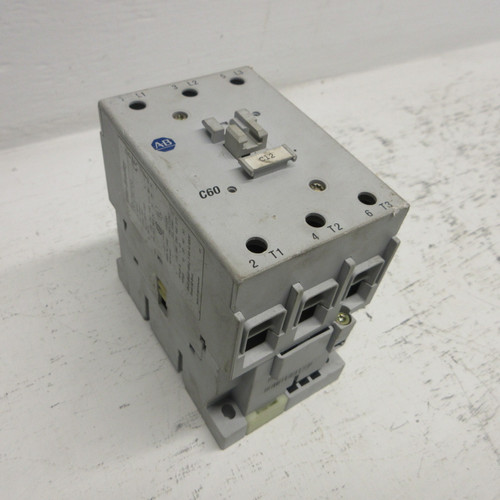 Allen Bradley 100-C60*00 Ser B Motor Contactor 120V Coil C60 90A 600VAC 100C6000 (AH1058-2)