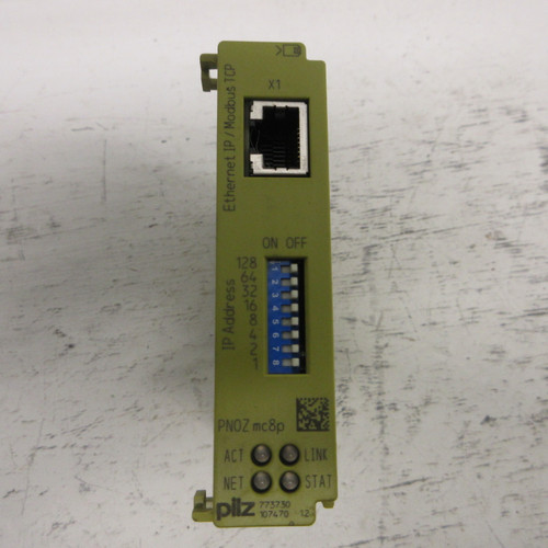 pilz PNOZ MC8P Etherent IP / Modbus TCP: Slave PNOZmc8p 1X RJ45 Port 100 773730 (AH1068-1)