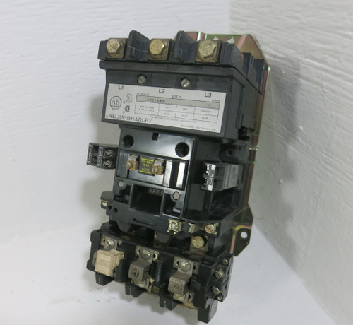 Allen Bradley 505-DOB Size 3 Starter 460/480 CD273 Coil 90A 50HP Series B (BJ1091-1)