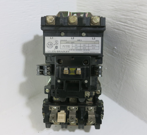 Allen Bradley 505-DOB Size 3 Starter 460/480 CD273 Coil 90A 50HP Series B (BJ1091-1)