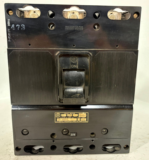 I-T-E JL3A225 225A Circuit Breaker w/ 225 Amp Trip JL Frame Type ETI 600V 3P ITE (EM5856-2)