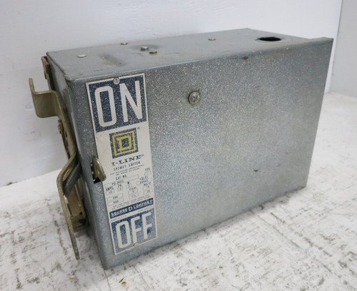 Square D PQ-3603 30A 600V I-Line Busway Switch 3PH 3W Bus Plug PQ3603 Ser 2 (DW8033-1)