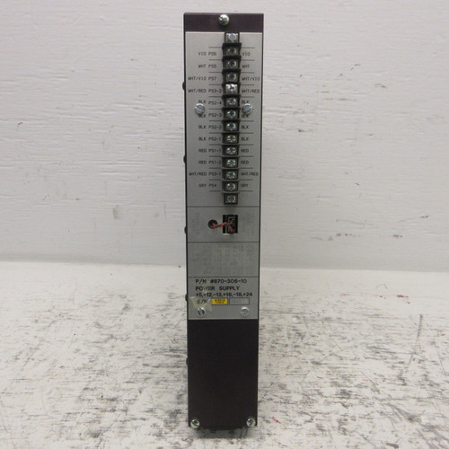 Emerson 870-306-10 Power Supply 400W 35A 100-240 VAC Input 5/12/18/24 VDC Output (AH1097-3)