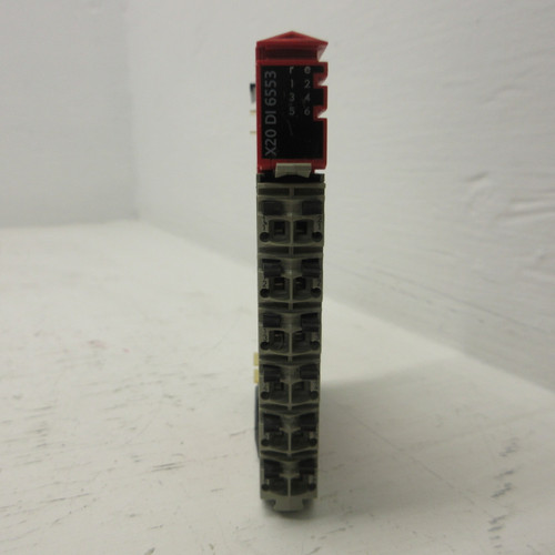 B&R Automation X20 DI 6553 Rev. E0 Digital Input Module PLC w/ X20 BM 11 Rev. G0 (AH1105-4)