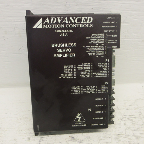Advanced Motion Controls B30A40F X02 Brushless Servo Amplifier Brushless Drive (AH1107-1)