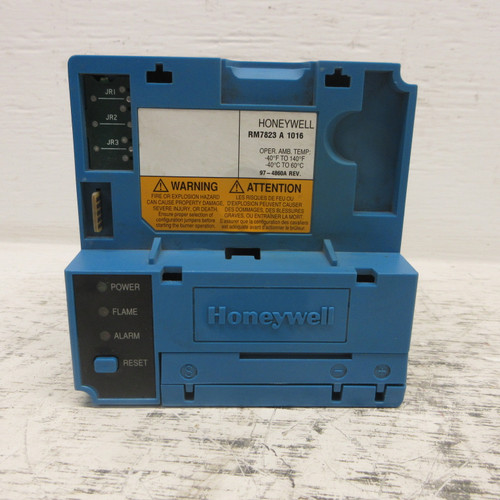 Honeywell RM7823-A-1016-4 Burner Control Module PLC Flame Detector Relay 7800 (AH1112-1)