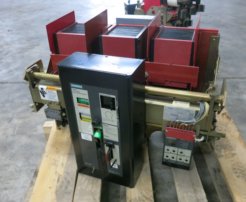 Siemens RLF-3200 3200A Air Breaker LSIG Static Trip III RMS-TSIG-TZ-CPX 3200 Amp (DW7894-1)