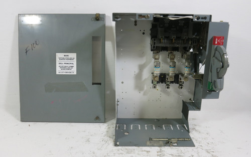 Allen Bradley 2100 Centerline 18" 100 Amp Fusible Feeder MCC Bucket 100A (BJ1074-1)