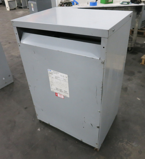 Eaton 75 kVA 240 Delta to 208Y/120 V 3PH Dry Type Transformer 240V 208 DT-3 (DW8065-1)
