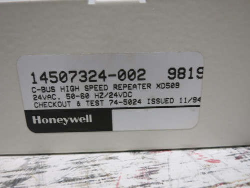 Honeywell 14507324-002 C-Bus High Speed Repeater XD509 PLC 14507324-003 PCB (DW8077-1)