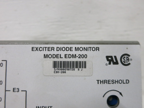 Basler Electric EDM-200 Exciter Diode Monitor Module Relay EDM200 9177201001 (DW8076-4)