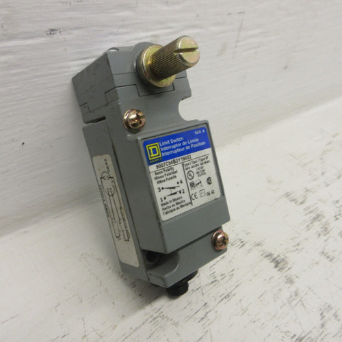 Square D 9007C54B2Y19022 Limit Switch Series A Type 6P 24VAC 3A 9007-C54B2Y19022 (AH1118-1)