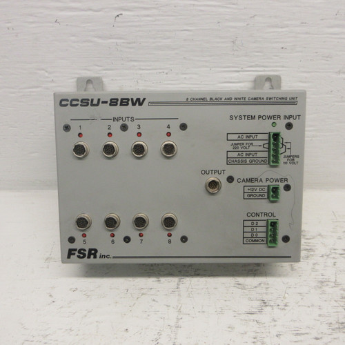 FSR Inc. CCSU-8BW 8 Channel Black And White Camera Switching Unit 8CH CCSU8BW (AH1130-2)