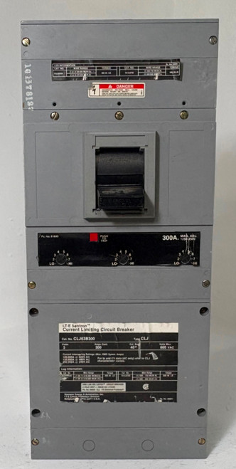 ITE CLJ63B300 300A Current Limiting Circuit Breaker Type CLJ 3P Siemens 300 Amp (EM5902-1)