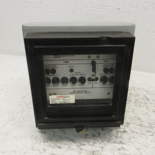 Basler Electric BE1-50/51B-105 Overcurrent Relay Solid State Protective CHIPPED (AH1141-1)