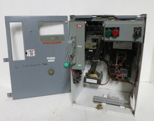 Square D Model 6 150A Breaker Size 4 Starter 21" MCC Bucket 150 Amp KAP 600V (DW8130-4)