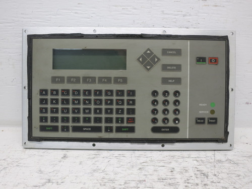 VideoJet Excel 9370-01180-401/A Front Key Panel Display 375005-01/B DG-24064-50 (DW8131-1)