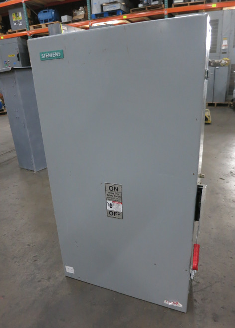 Siemens HNF365 400A 600V Non-Fusible Safety Switch Disconnect HNF-365 400 Amp (DW8170-1)
